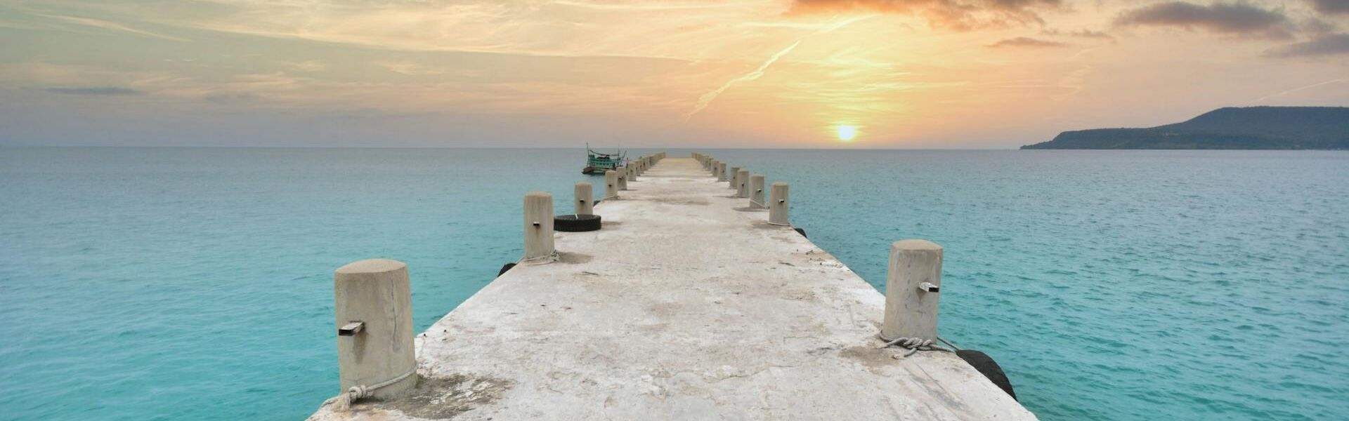 Runway ends, paradise begins